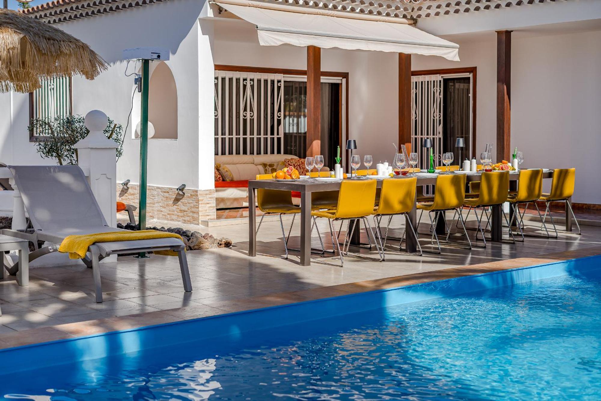 Villa 4Bed Private Pool En Los Cristianos ロスクリスティアーノス エクステリア 写真