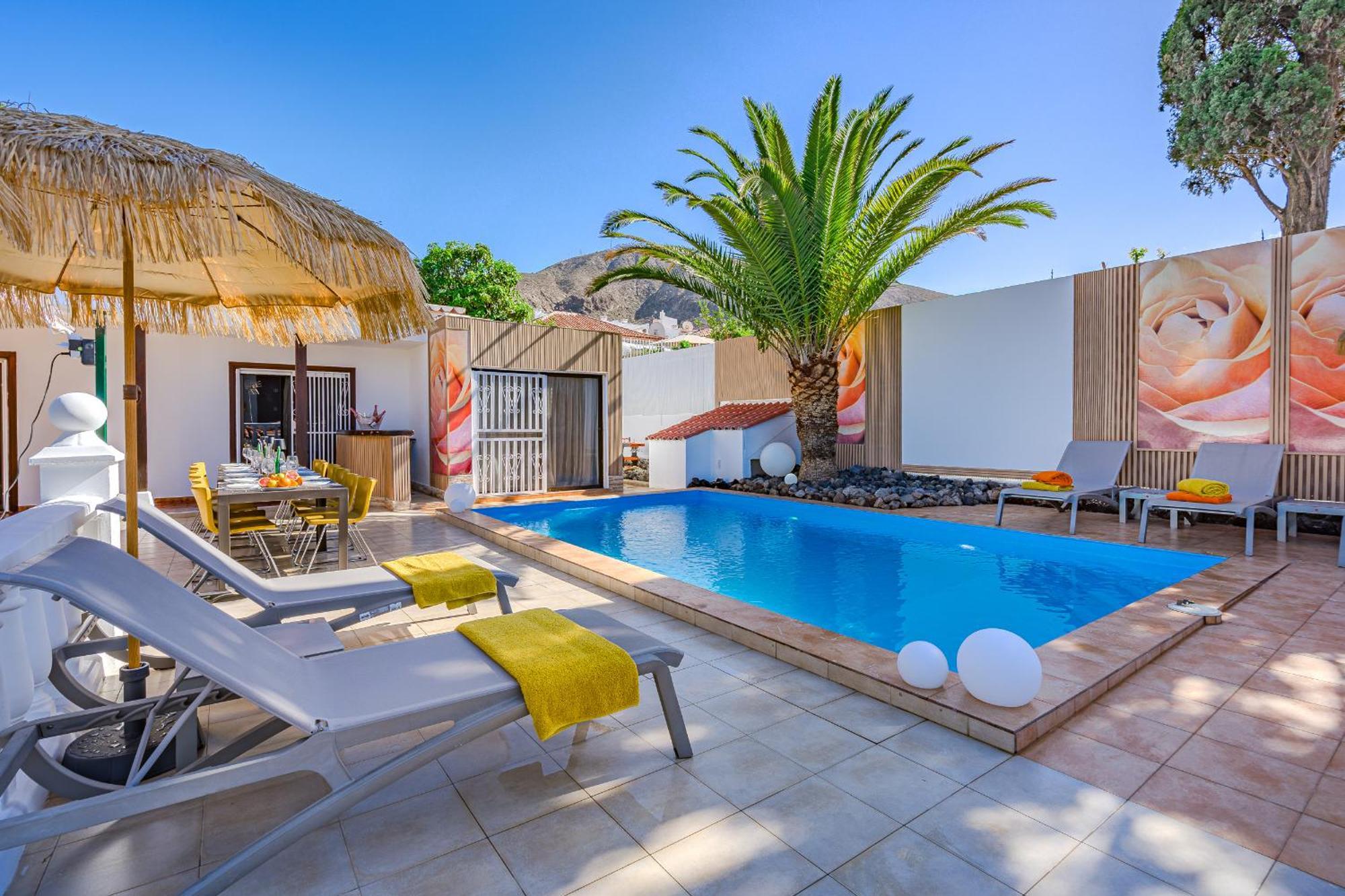 Villa 4Bed Private Pool En Los Cristianos ロスクリスティアーノス エクステリア 写真