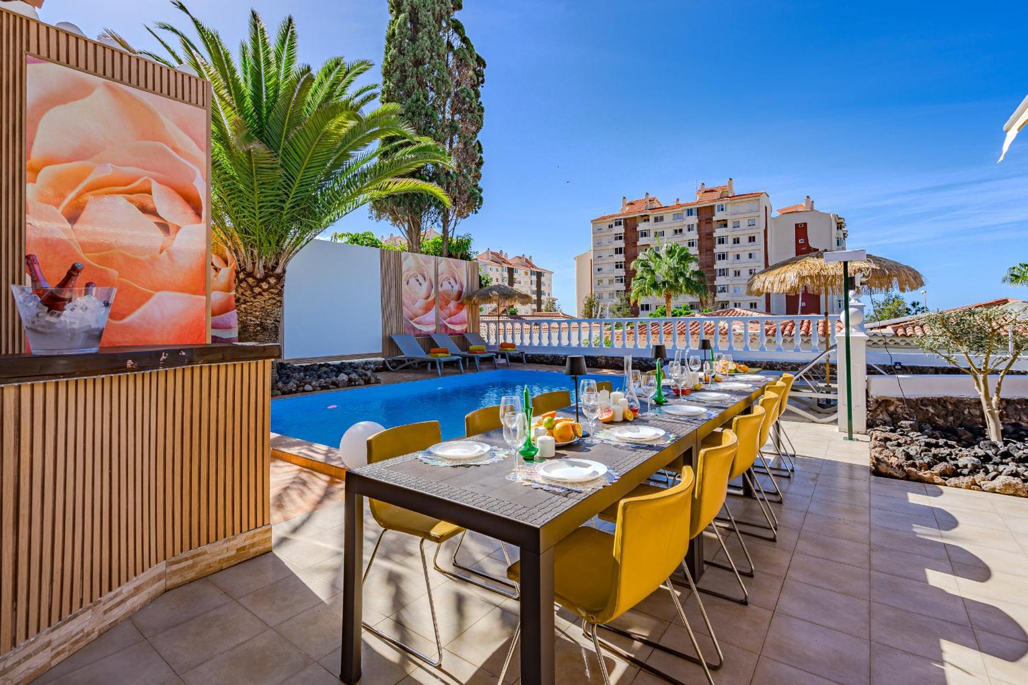 Villa 4Bed Private Pool En Los Cristianos ロスクリスティアーノス エクステリア 写真