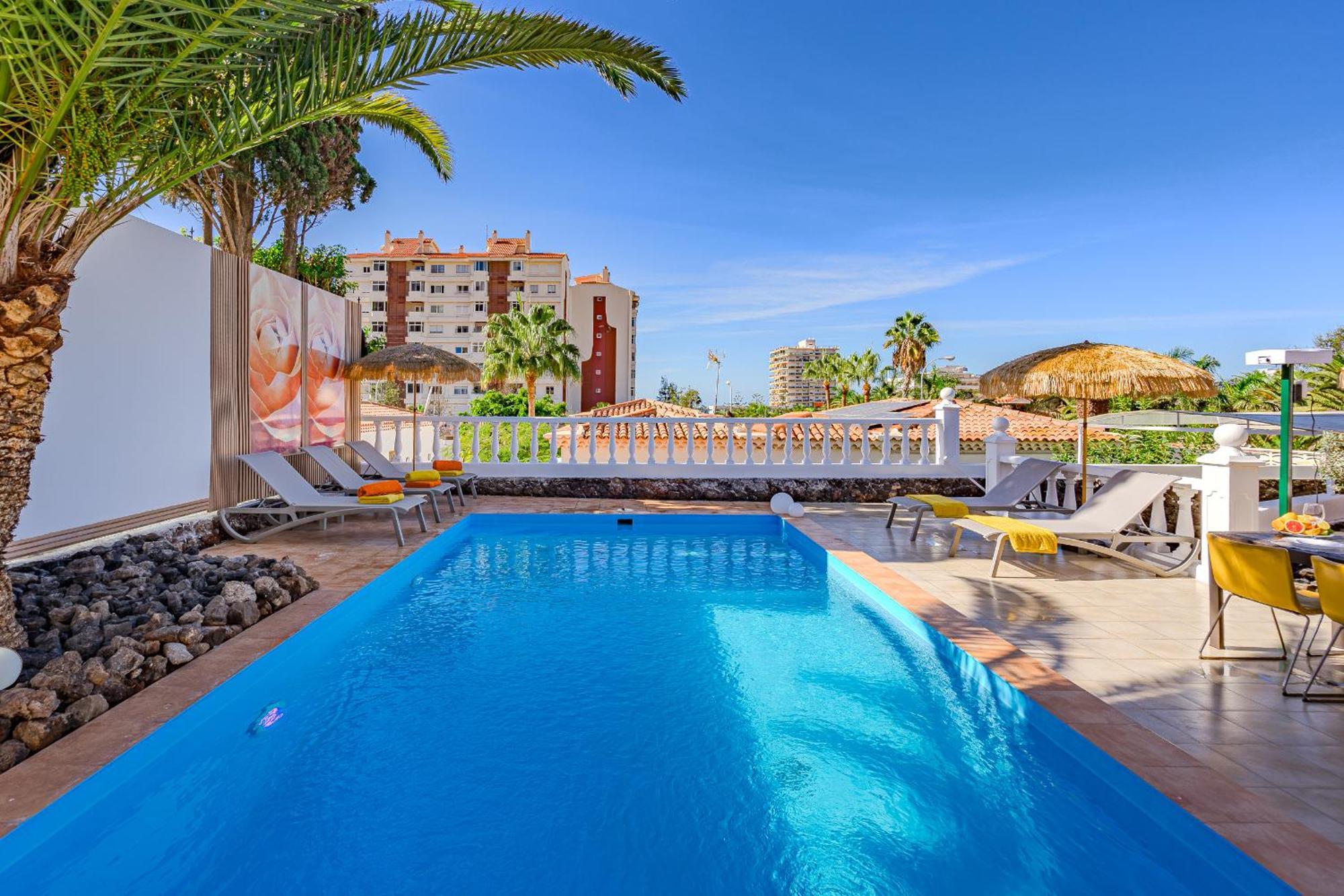Villa 4Bed Private Pool En Los Cristianos ロスクリスティアーノス エクステリア 写真