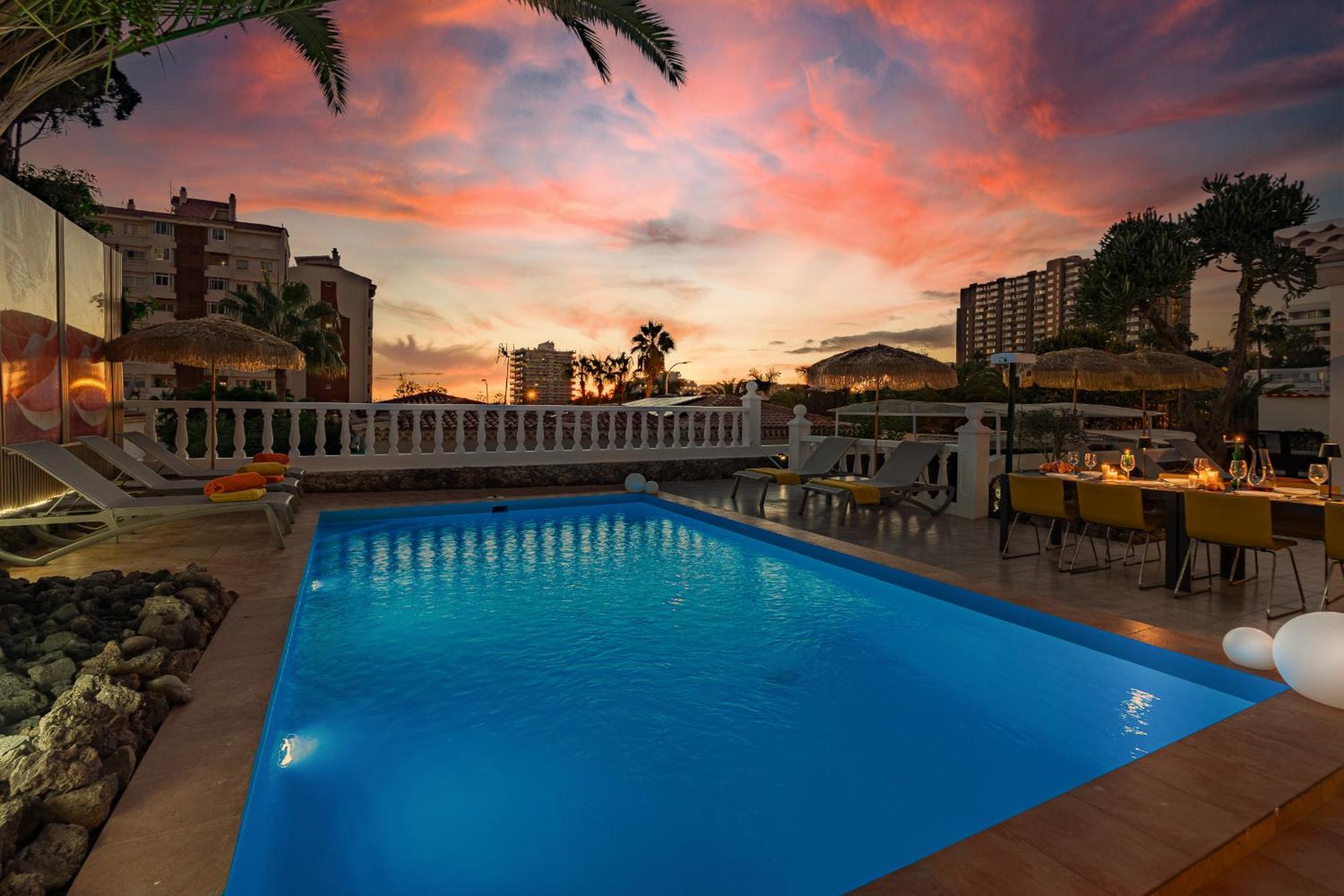 Villa 4Bed Private Pool En Los Cristianos ロスクリスティアーノス エクステリア 写真