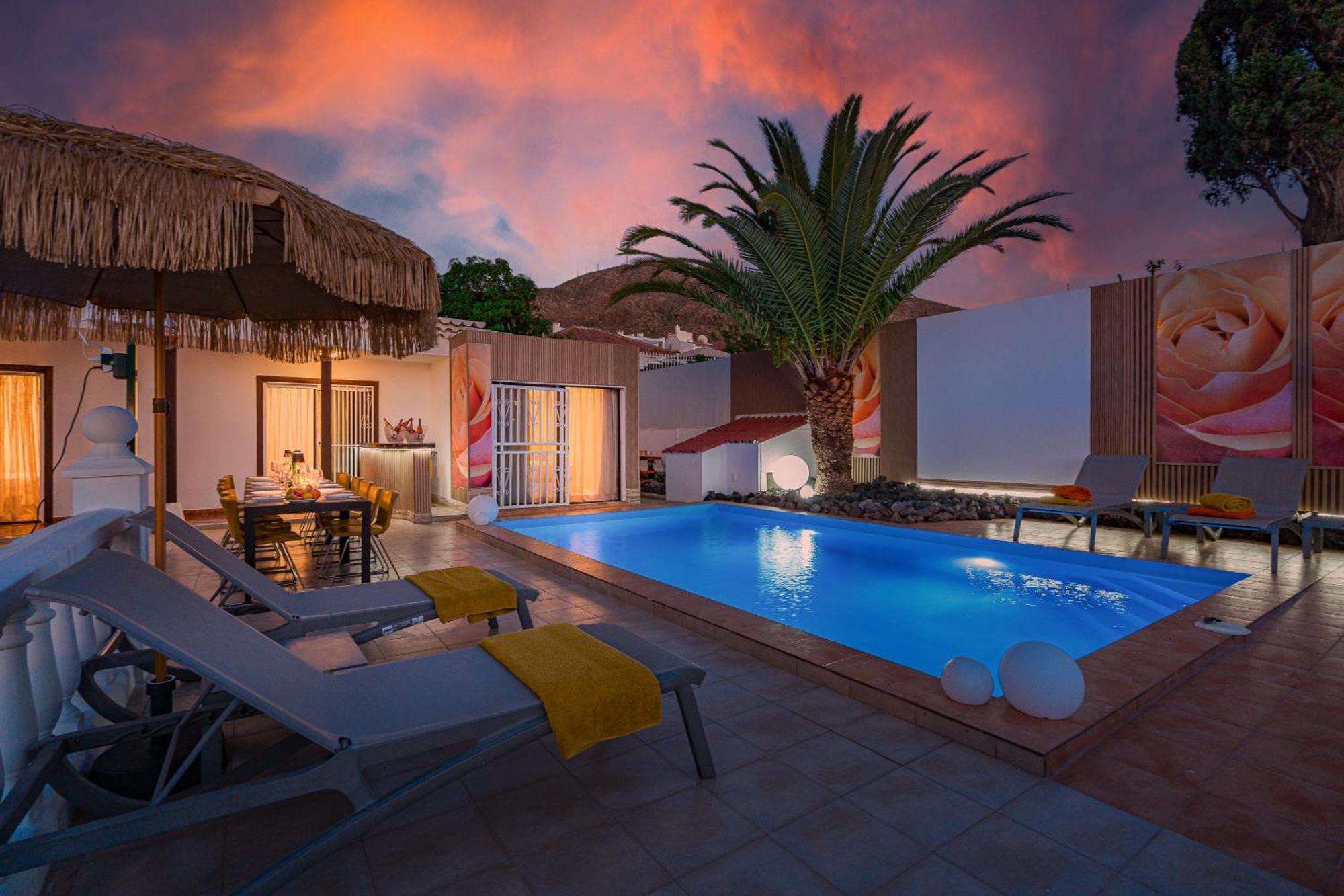 Villa 4Bed Private Pool En Los Cristianos ロスクリスティアーノス エクステリア 写真